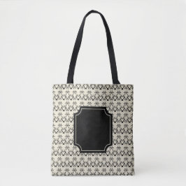 Saco de Tote Monograma Elegante