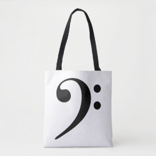 Saco de Tote Musical do Bass Clef
