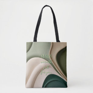 Saco de Tote no abstrato na moda gráfico