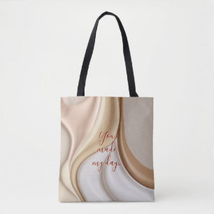 Saco de Tote no abstrato na moda gráfico