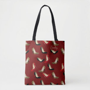 Saco de Tote Personalizado do Impressão de Heel S