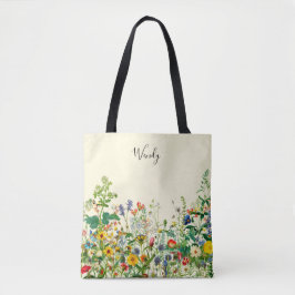 Saco de Tote Personalizado do Jardim da Natureza