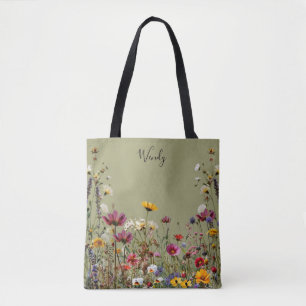 Saco de Tote Personalizado do Jardim da Natureza