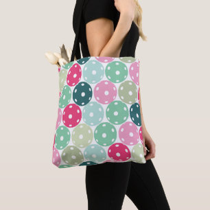 Saco de Tote Picklebolas rosa e verde