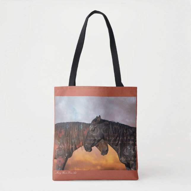 Saco de Tote Pintado (Frente)