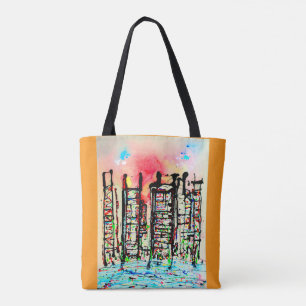 Saco de tote projetado por Jacky