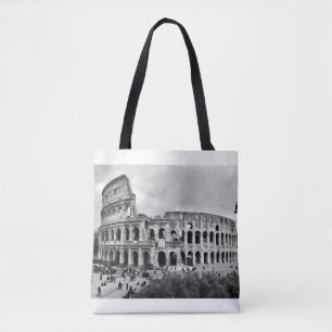 Saco de Tote Roma, Colo Branco e Negro