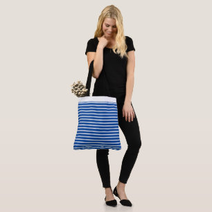 Saco de Tote Stripe Grande