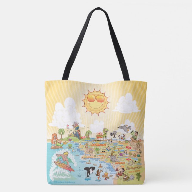 Saco de Tote Sunny SoCal (Verso)