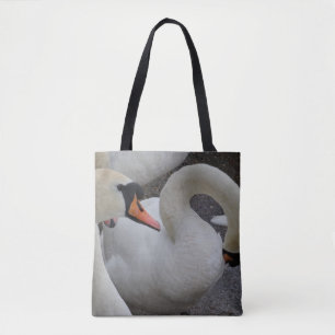 Saco de Tote Swan Branco