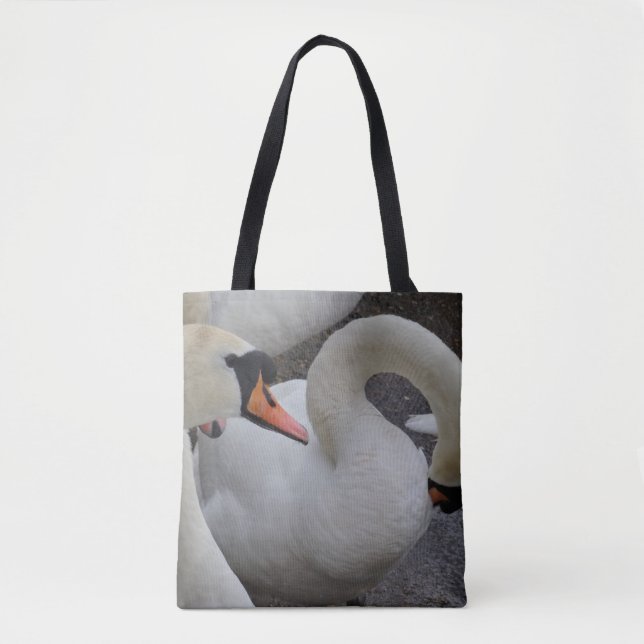 Saco de Tote Swan Branco (Frente)