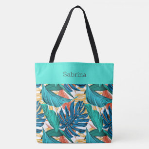 Saco de Tote Tropical Monograma Chic