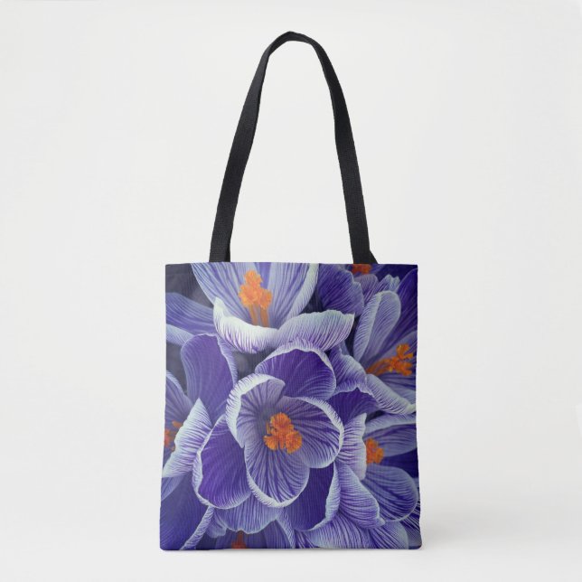 Saco de Tulip Tote Roxo (Frente)