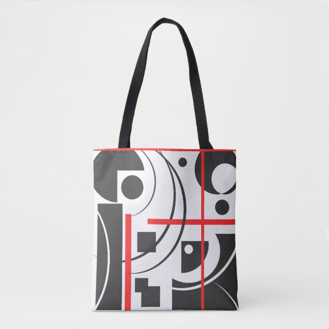 Saco design de tote de abstrato (Frente)