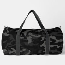 Saco do Duffel da Camuflagem Preta