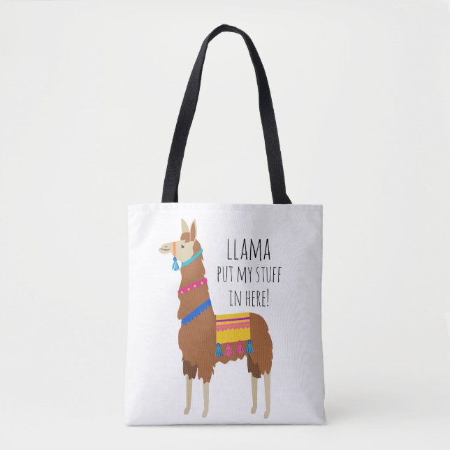 Saco do Llama Tote (Frente)