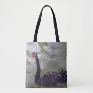 Saco do Tote Swan Preto