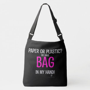 Saco Em Mão, Rosa Quente. LG. Tote