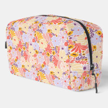 Saco Floral Inspirado na Vintage em rosa e roxo