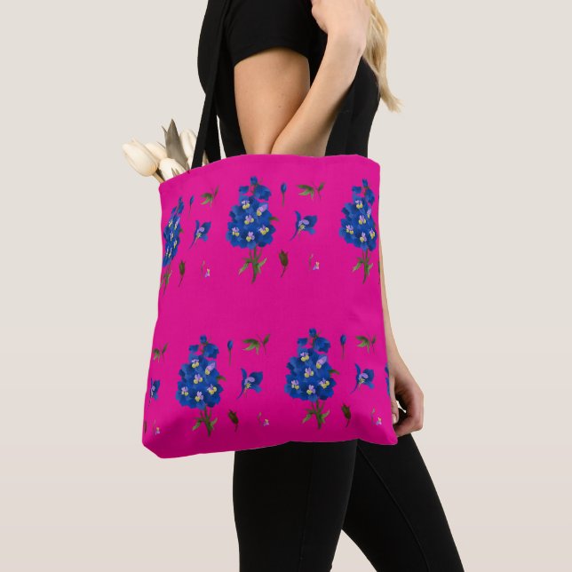 Saco Floral Tote (Close Up)