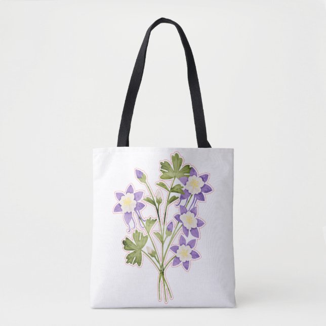 Saco Tote All-Over-Impressão, Médio (Frente)