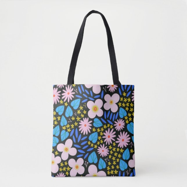 Saco Tote All-Over-Impressão, Médio (Frente)