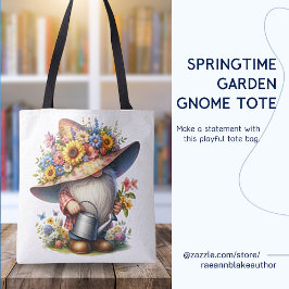 Saco Tote Anão de Jardim da Primavera