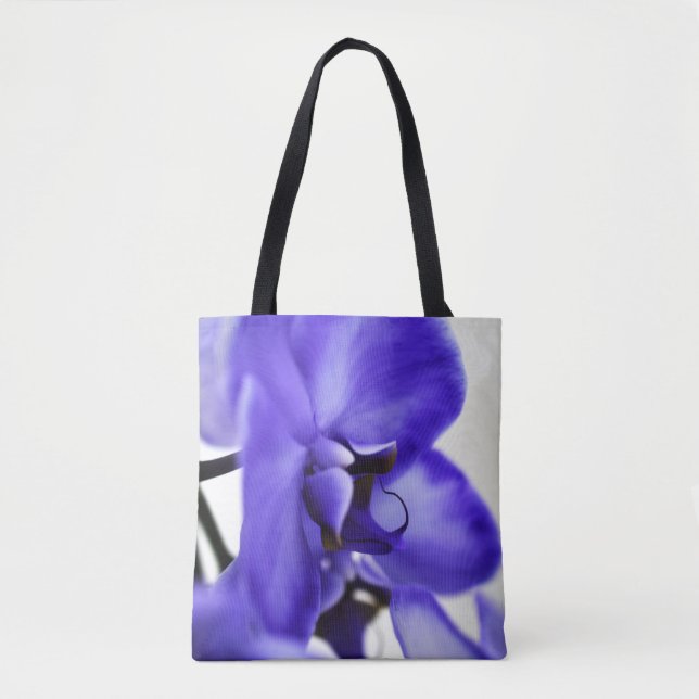 Saco Tote Arte Floral de Orquídea  (Frente)
