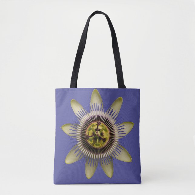 Saco Tote Botânico Flor da Paixão (Frente)