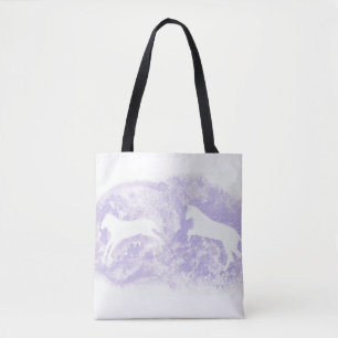Saco Tote com Cavalos de Salto