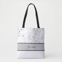 Saco Tote com Nome Personalizado