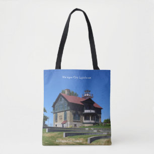 Saco tote da Michigan City Lighthouse