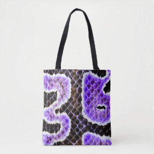Saco Tote de Python Bola Roxo – Selvagem
