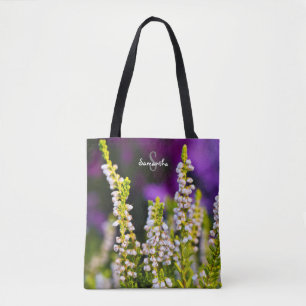 Saco tote de urze branca