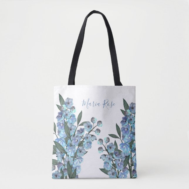 Saco Tote Delphinium Azul (Frente)