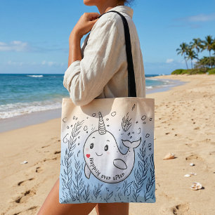 Saco tote desenho animado engraçado ilustração