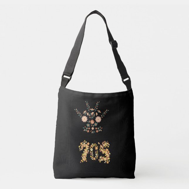 Saco Tote Flora de Outono (Frente)