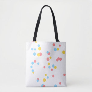Saco Tote Floral Artístico Abstrato Bloom