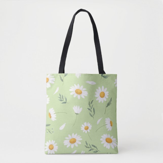 Saco Tote Floral Daisy (Frente)