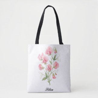 Saco Tote Floral Personalizado – Casamento Customi