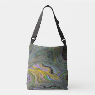 Saco Tote Geodo de Acrilico Abstrato Imagination 1
