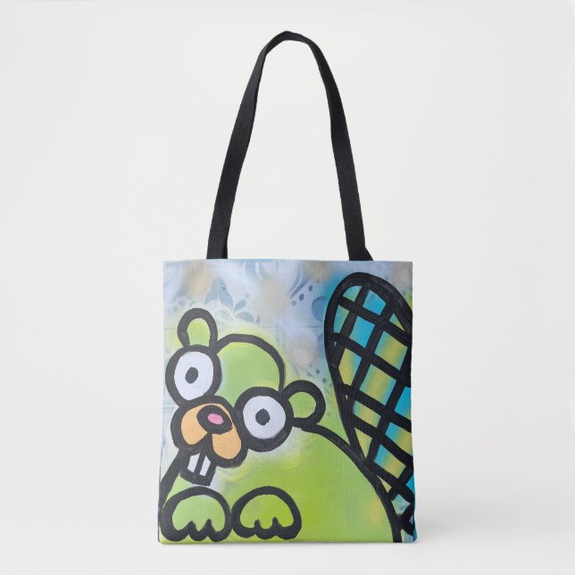 Saco Tote Green Beaver (Frente)