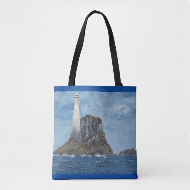 Saco Tote Irlandês, Farol Fastnet, Cork Irlanda (Frente)