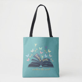 Saco Tote "Ler Livros Acalma a Alma"