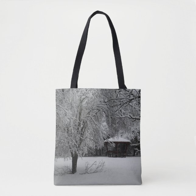 Saco Tote Personalizado com Impressão Total - Silê (Frente)