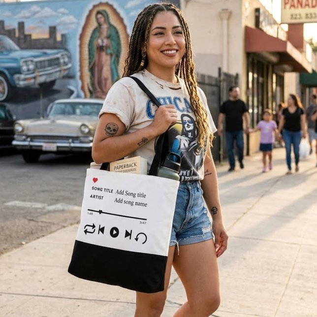 Saco Tote Personalizado de Velharias Favoritas  (Custom Favorite Oldie Tote Bag)