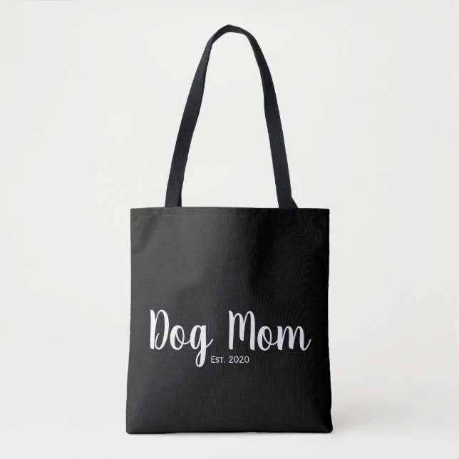 Saco Tote Presente de Mãe de Cachorro Estabelecida (Frente)