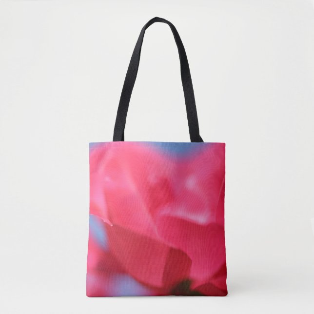 Saco Tote Rosa Suave e Céu (Frente)