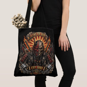 Saco Tote Samurai Oni Para Mulheres Motoqueiras