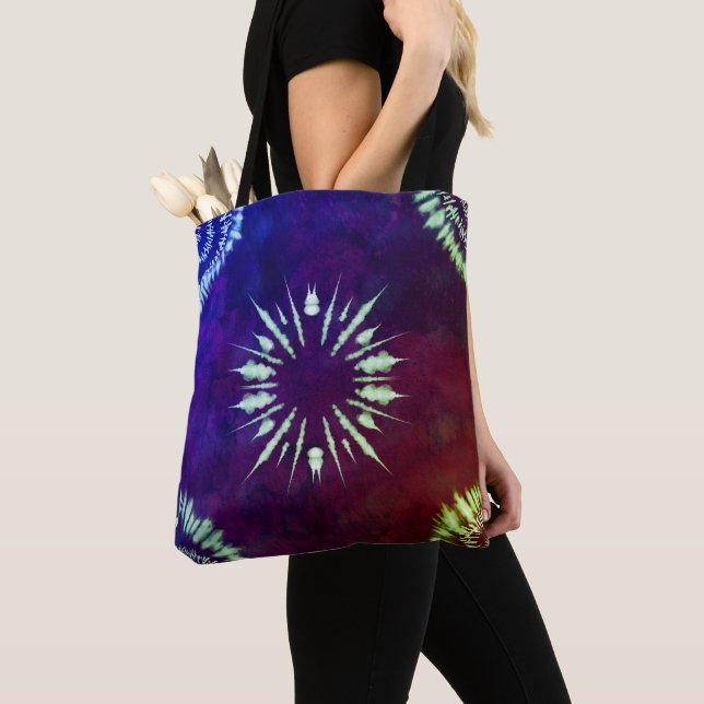 Saco Tote Tie Dye Roxo (Close Up)